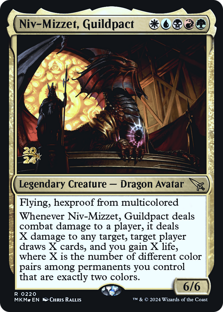 Niv-Mizzet, Guildpact [Murders at Karlov Manor Prerelease Promos] | Game Grid - Logan