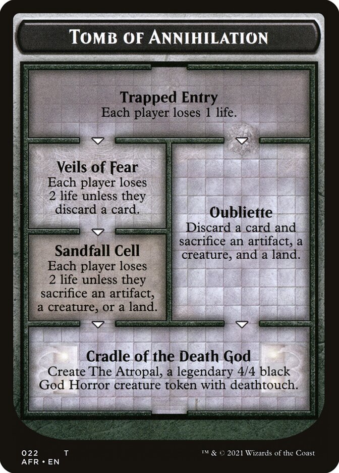 Tomb of Annihilation Token (Oversized) [Oversize Cards] | Game Grid - Logan