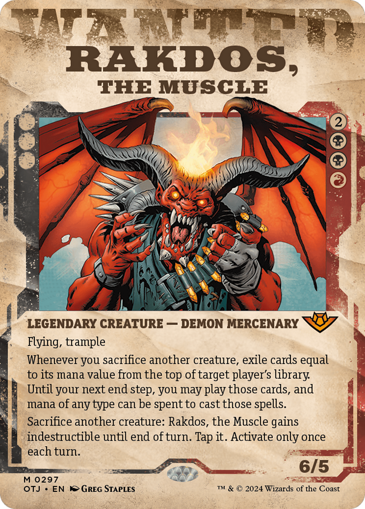 Rakdos, the Muscle (Showcase) [Outlaws of Thunder Junction] | Game Grid - Logan