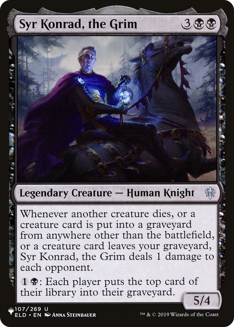 Syr Konrad, the Grim [The List] | Game Grid - Logan