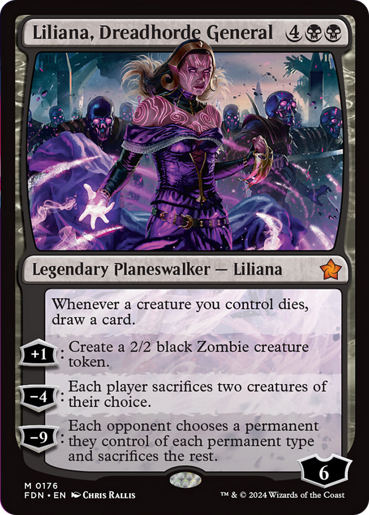 Liliana, Dreadhorde General [Foundations] | Game Grid - Logan