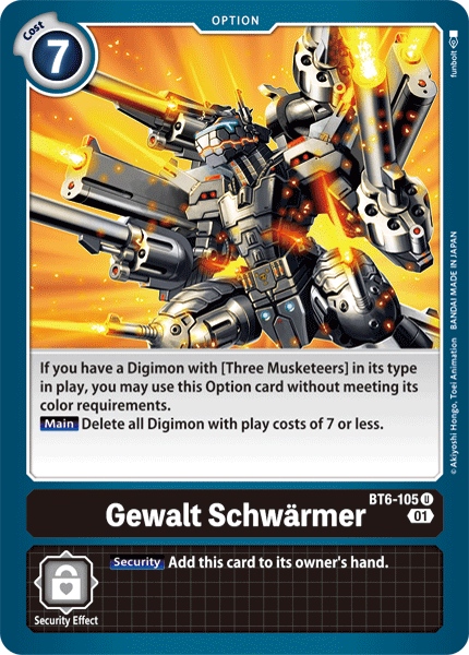Gewalt Schwarmer [BT6-105] [Double Diamond] | Game Grid - Logan