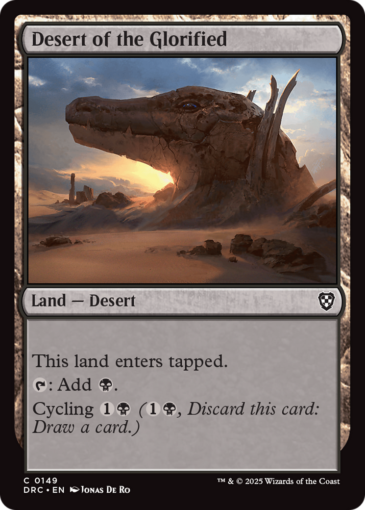 Desert of the Glorified [Aetherdrift Commander] | Game Grid - Logan