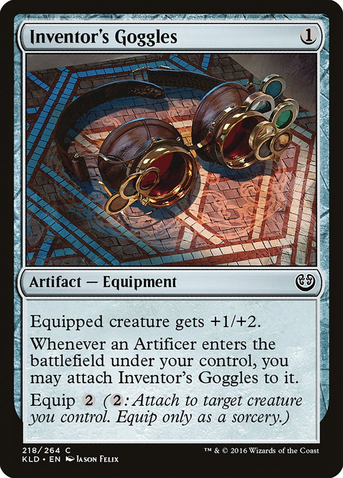 Inventor's Goggles [Kaladesh] | Game Grid - Logan