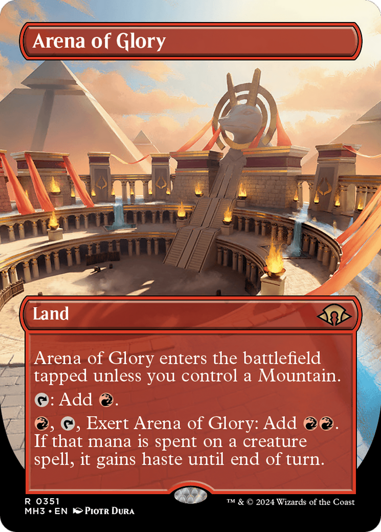 Arena of Glory (Borderless) [Modern Horizons 3] | Game Grid - Logan