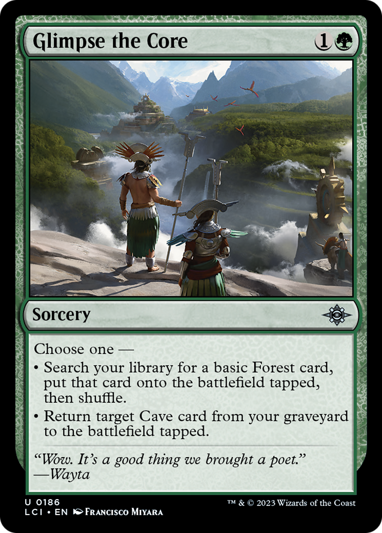 Glimpse the Core [The Lost Caverns of Ixalan] | Game Grid - Logan
