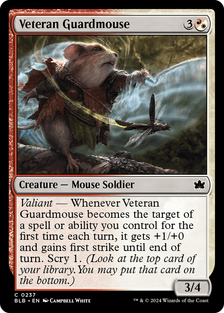 Veteran Guardmouse [Bloomburrow] | Game Grid - Logan