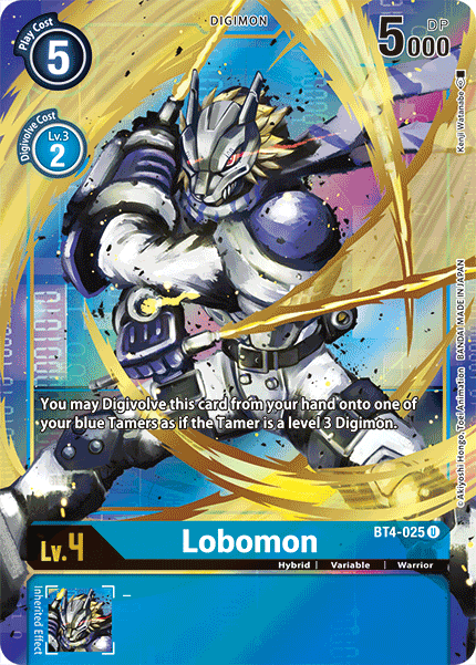 Lobomon [BT4-025] (Alternate Art) [Great Legend] | Game Grid - Logan