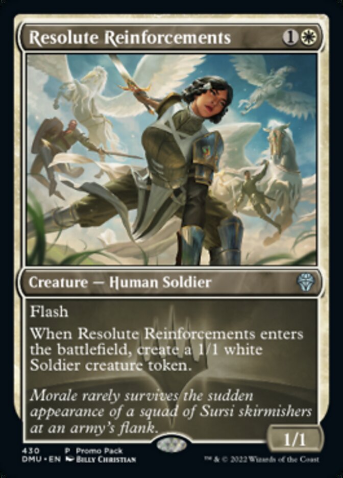 Resolute Reinforcements (Promo Pack) [Dominaria United Promos] | Game Grid - Logan