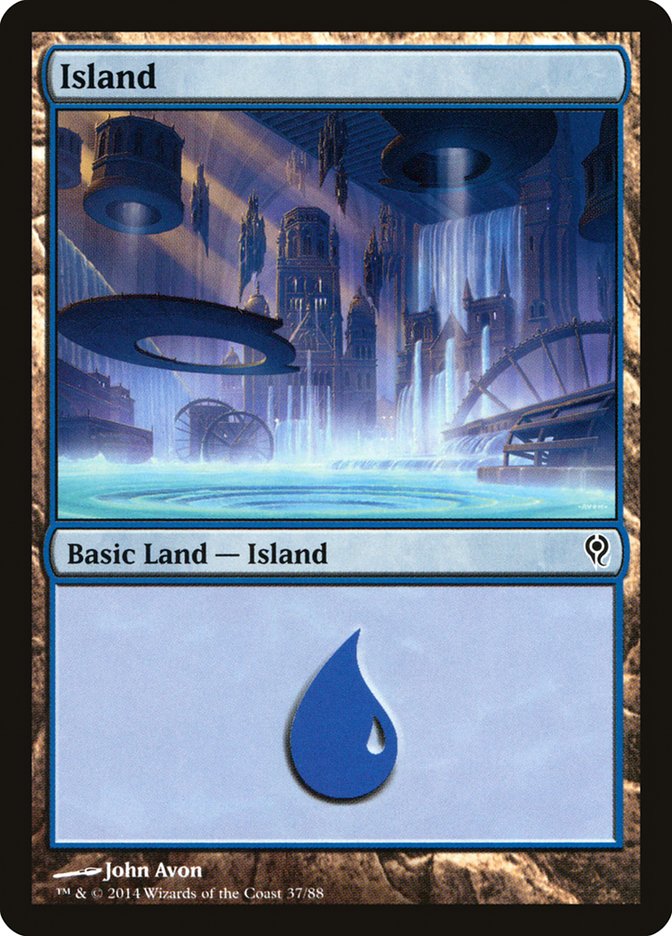 Island (37) [Duel Decks: Jace vs. Vraska] | Game Grid - Logan