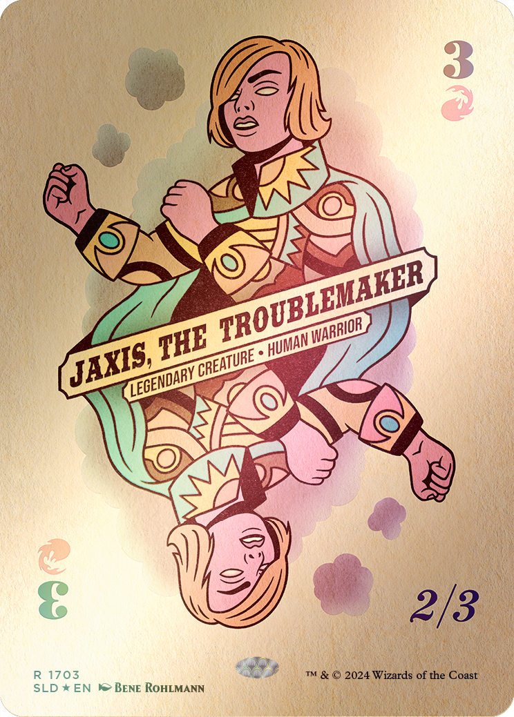 Jaxis, the Troublemaker (Rainbow Foil) [Secret Lair Drop Series] | Game Grid - Logan