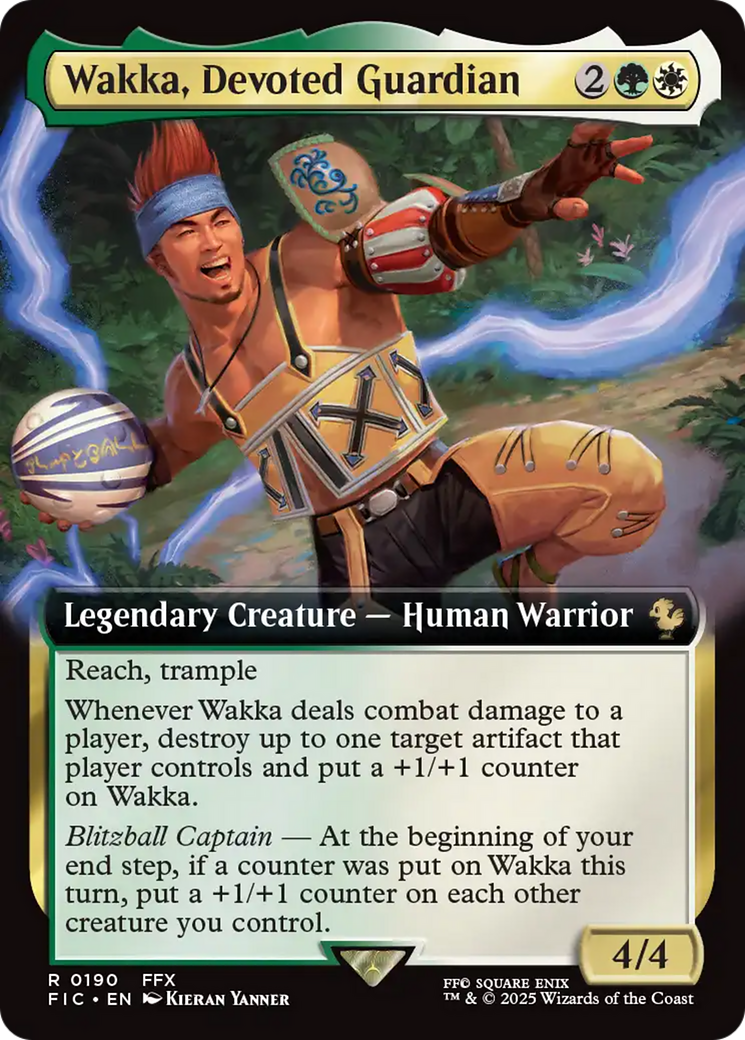 Wakka, Devoted Guardian (Extended Art) [FINAL FANTASY Commander] | Game Grid - Logan