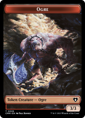 Treasure // Ogre Double-Sided Token [Commander Masters Tokens] | Game Grid - Logan