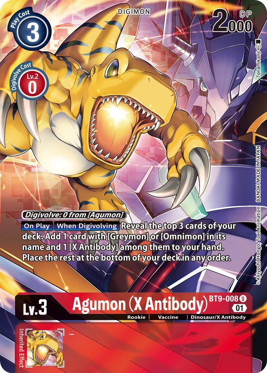 Agumon (X Antibody) [BT9-008] (Alternate Art) [X Record] | Game Grid - Logan
