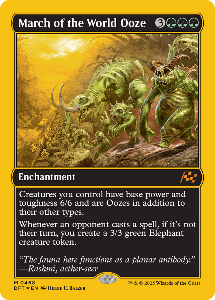 March of the World Ooze (First-Place Foil) [Aetherdrift] | Game Grid - Logan