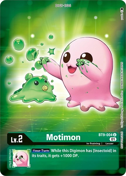 Motimon [BT9-004] (Alternative Art - Box Topper) [X Record] | Game Grid - Logan