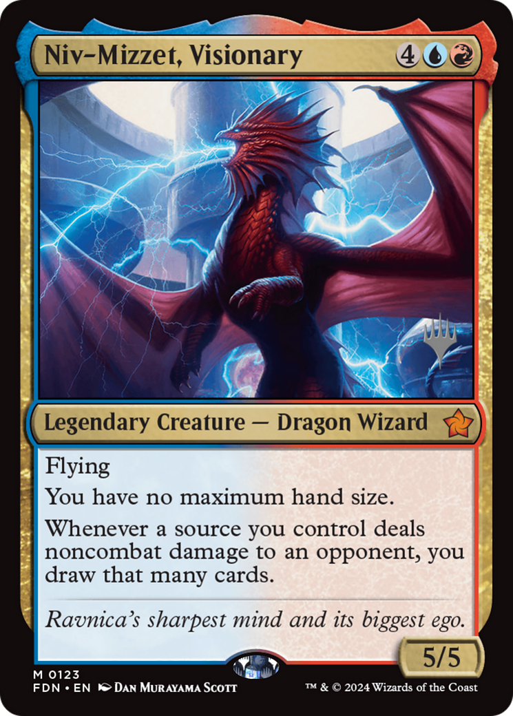 Niv-Mizzet, Visionary (Promo Pack) [Foundations Promos] | Game Grid - Logan