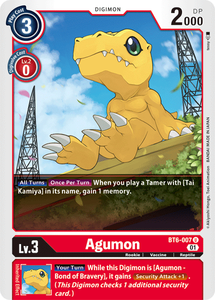 Agumon [BT6-007] [Double Diamond] | Game Grid - Logan