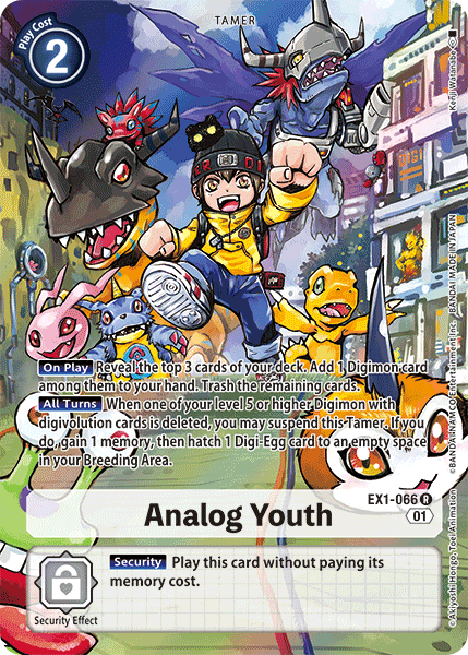 Analog Youth [EX1-066] (Alternate Art) [Classic Collection] | Game Grid - Logan