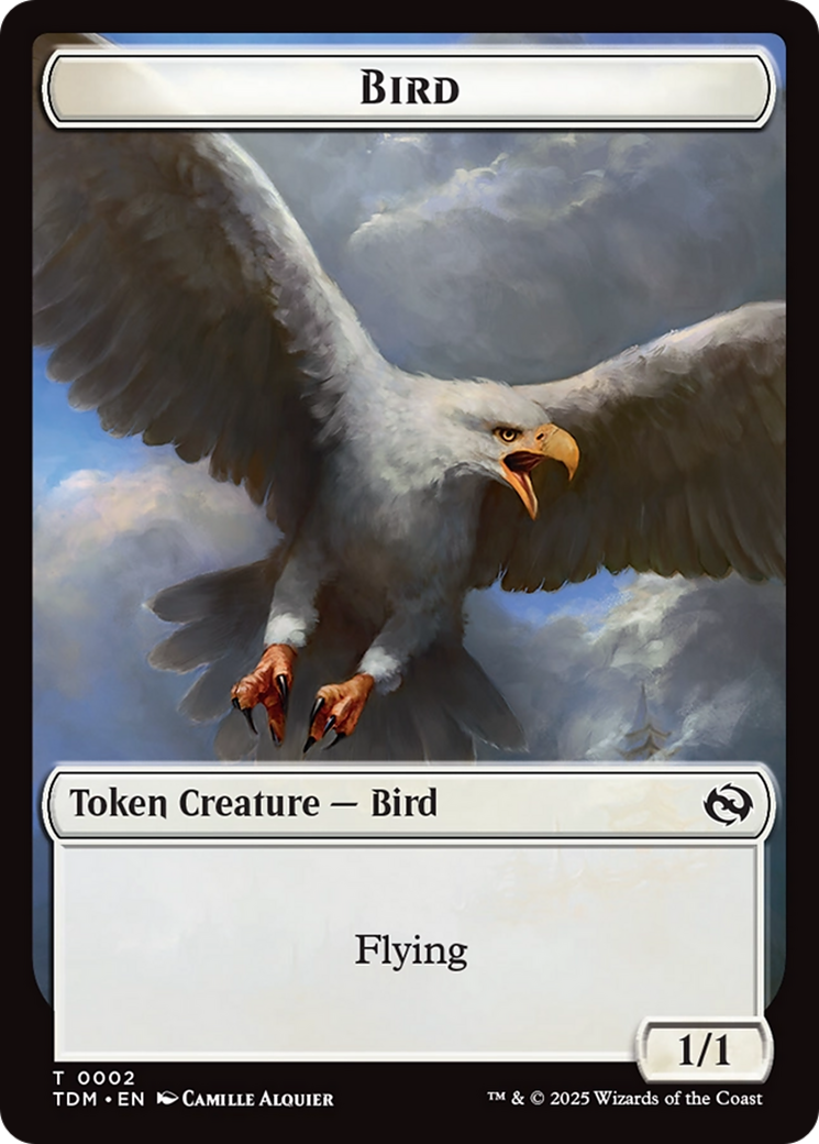Inkling // Bird Double-Sided Token [Tarkir: Dragonstorm Commander Tokens] | Game Grid - Logan
