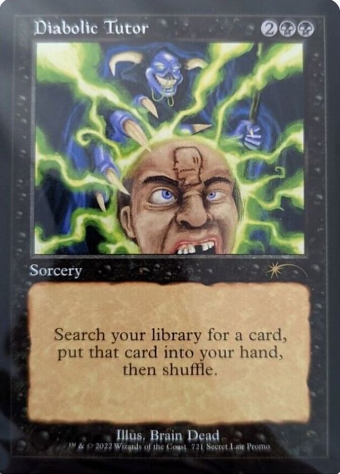 Diabolic Tutor (Retro) [Secret Lair Drop Promos] | Game Grid - Logan