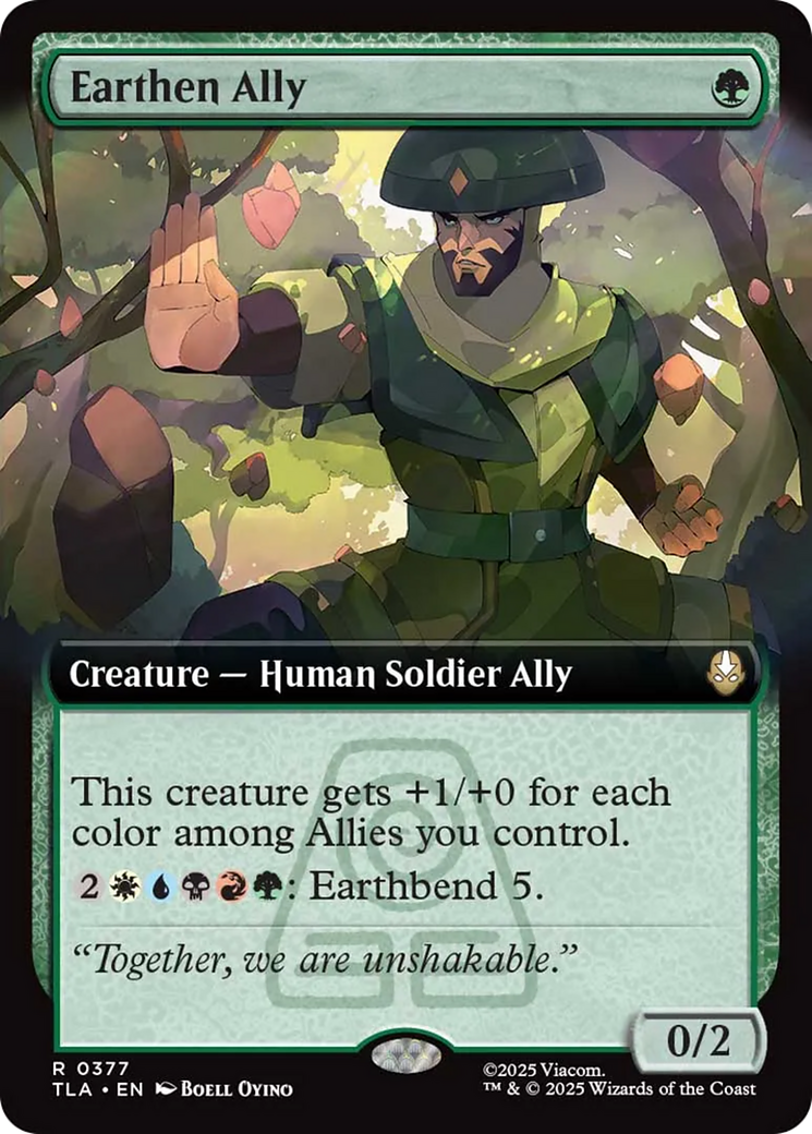 Earthen Ally (Extended Art) [Avatar: The Last Airbender] | Game Grid - Logan
