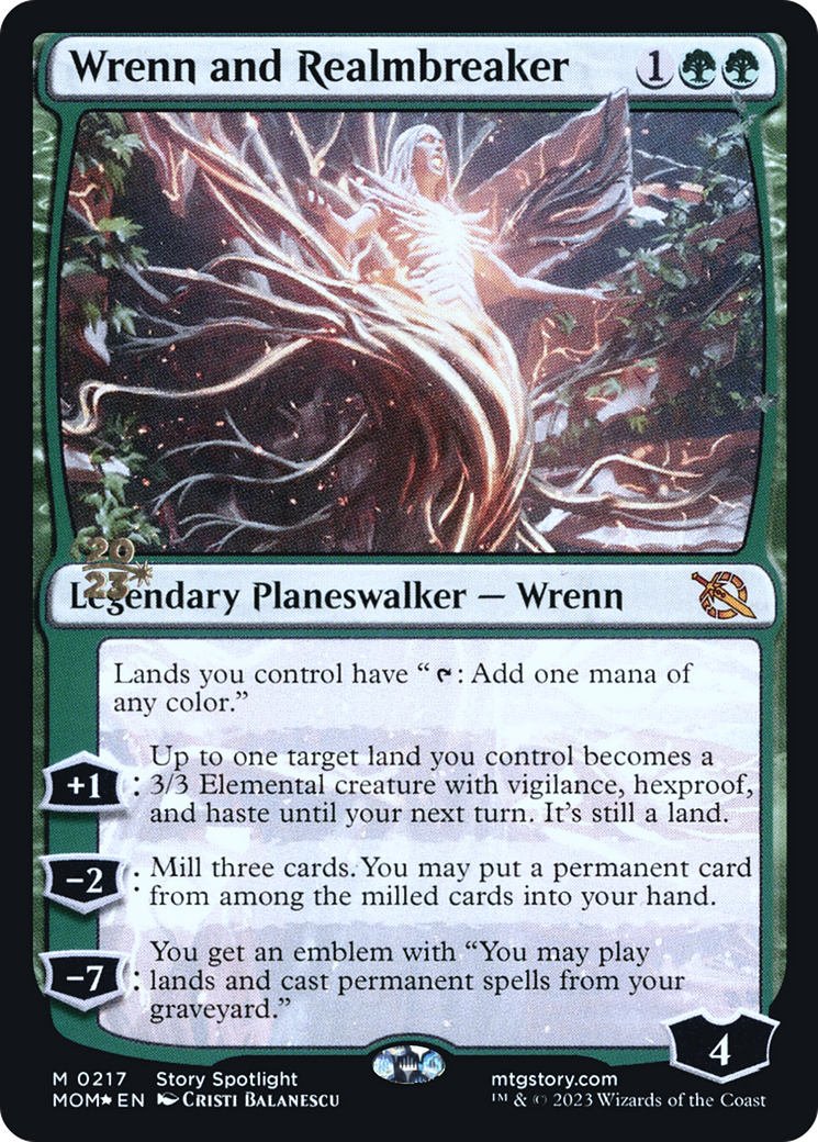 Wrenn and Realmbreaker [March of the Machine Prerelease Promos] | Game Grid - Logan