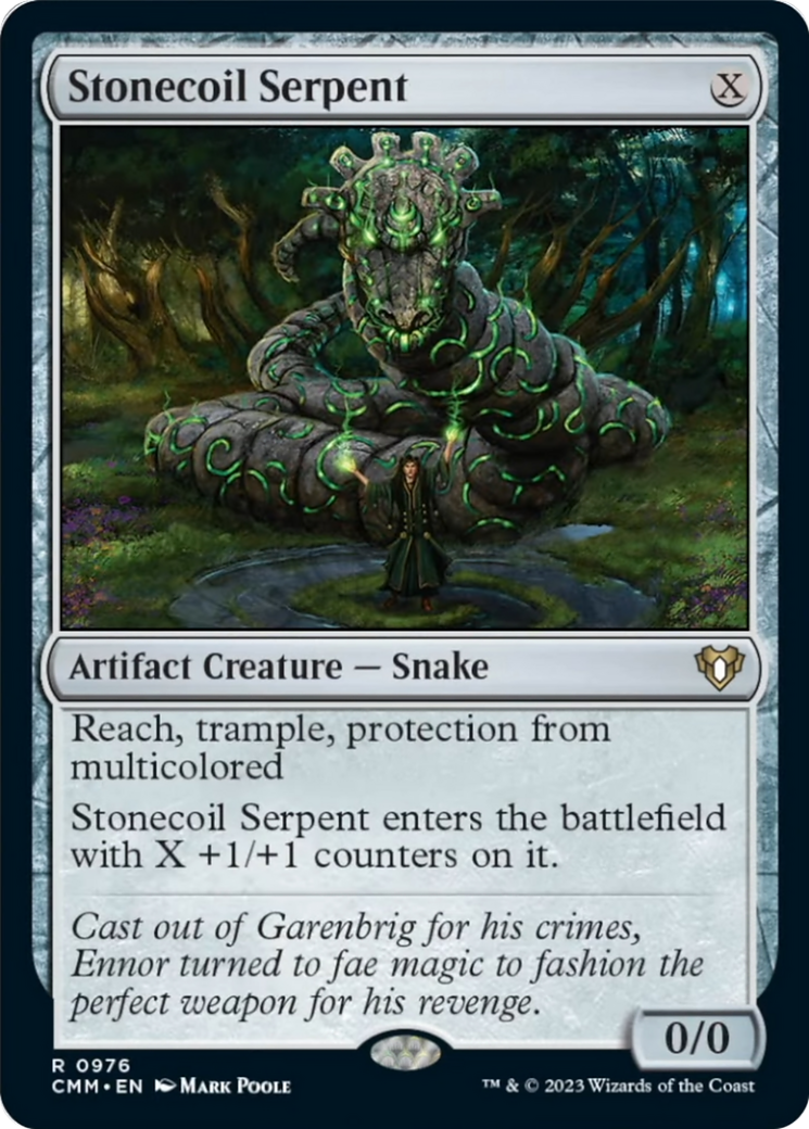 Stonecoil Serpent [Commander Masters] | Game Grid - Logan