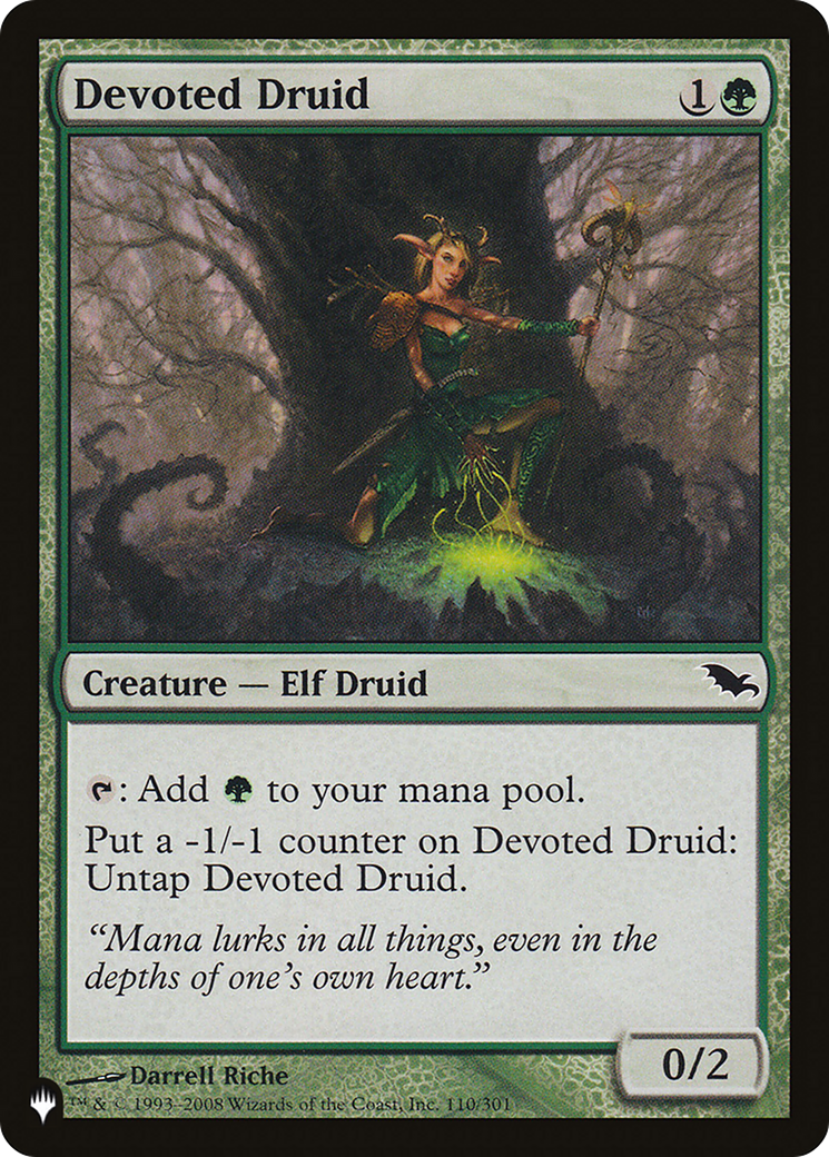 Devoted Druid (SHM) [The List Reprints] | Game Grid - Logan