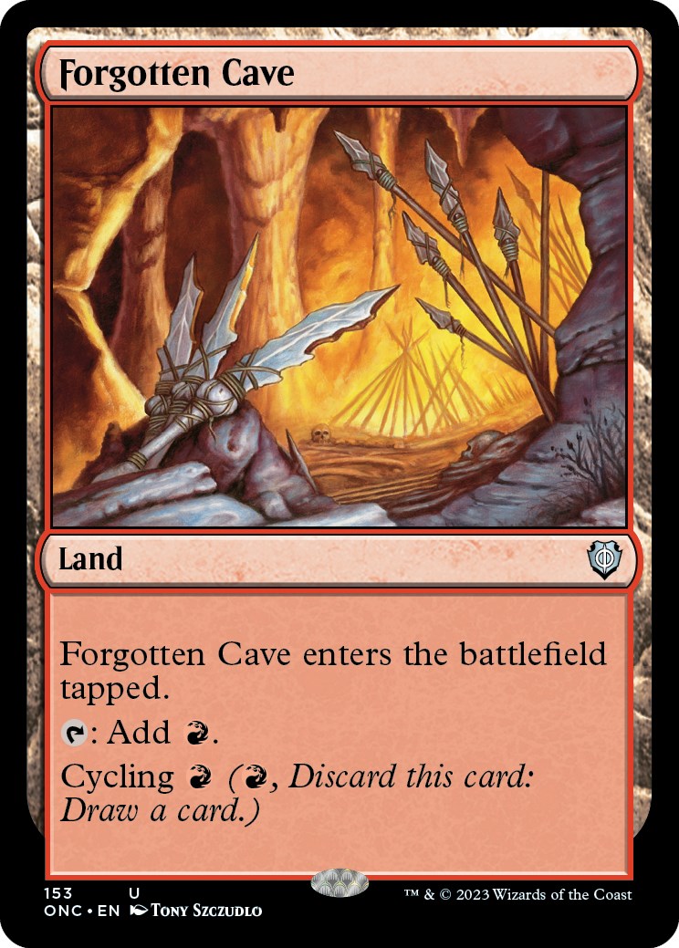 Forgotten Cave [Phyrexia: All Will Be One Commander] | Game Grid - Logan