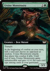 Ursine Monstrosity (Extended Art) [Duskmourn: House of Horror Commander] | Game Grid - Logan