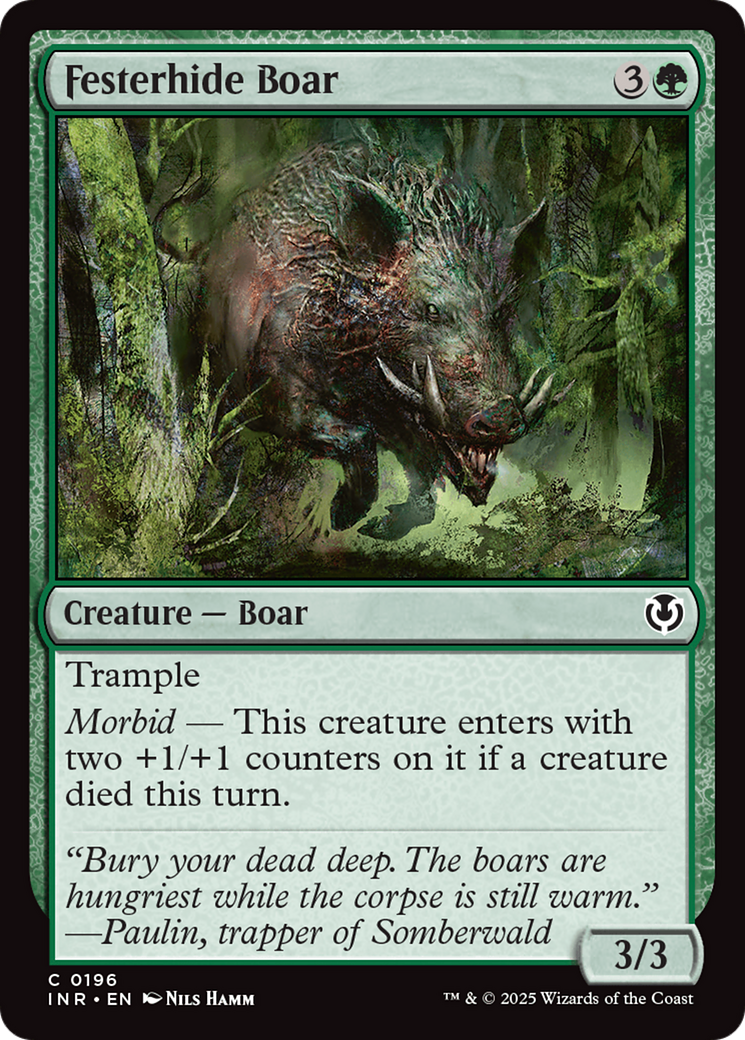 Festerhide Boar [Innistrad Remastered] | Game Grid - Logan