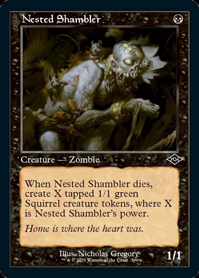 Nested Shambler (Retro Foil Etched) [Modern Horizons 2] | Game Grid - Logan