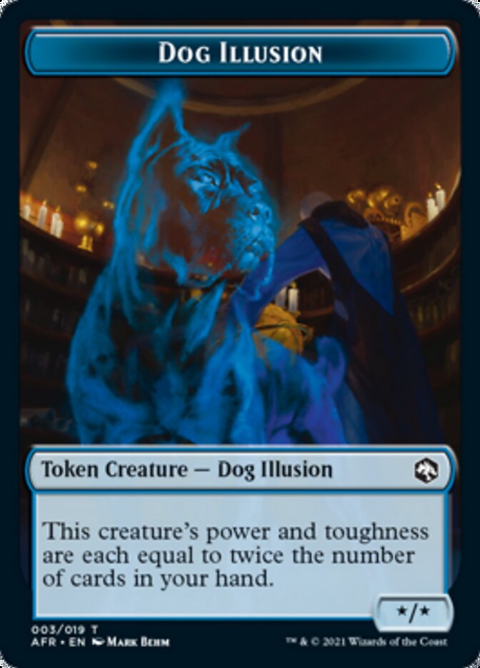 Dog Illusion // Boo Double-Sided Token [Dungeons & Dragons: Adventures in the Forgotten Realms Tokens] | Game Grid - Logan