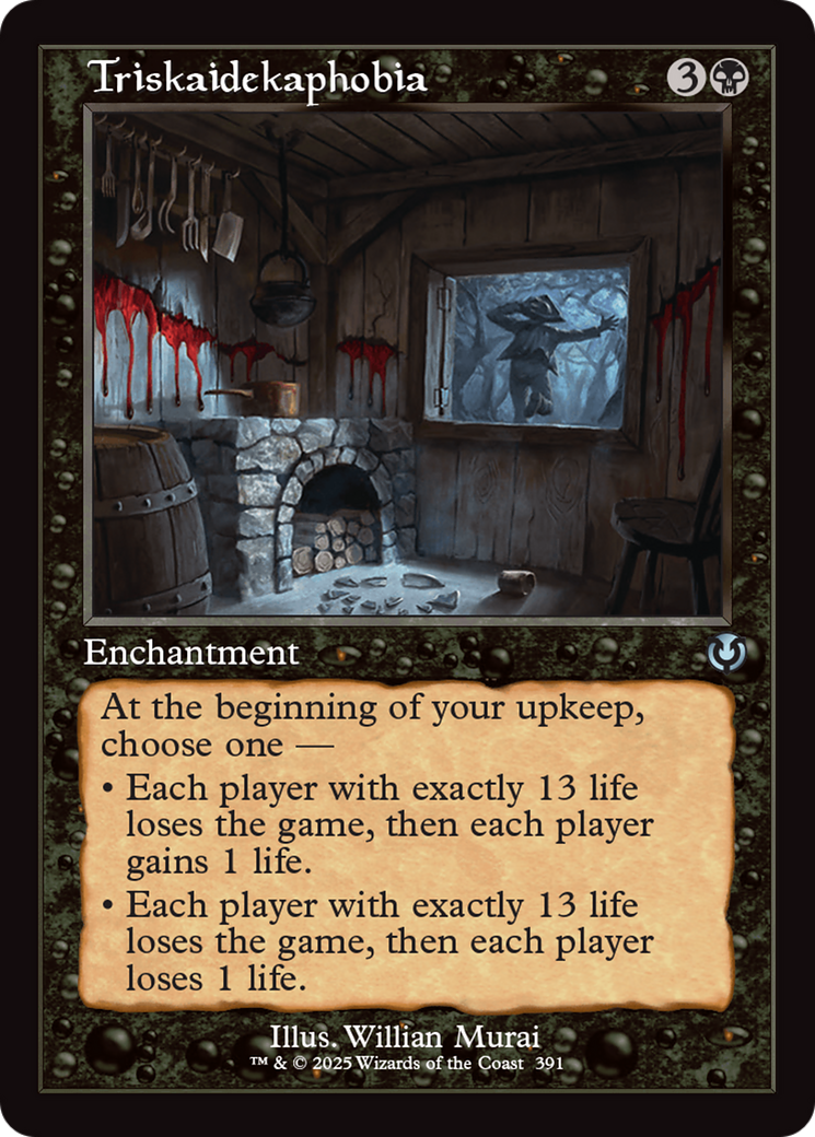 Triskaidekaphobia (Retro Frame) [Innistrad Remastered] | Game Grid - Logan