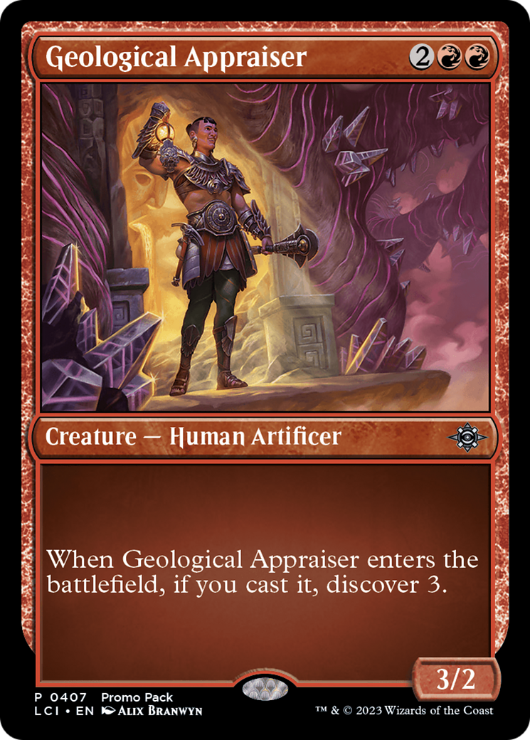 Geological Appraiser [The Lost Caverns of Ixalan Promos] | Game Grid - Logan