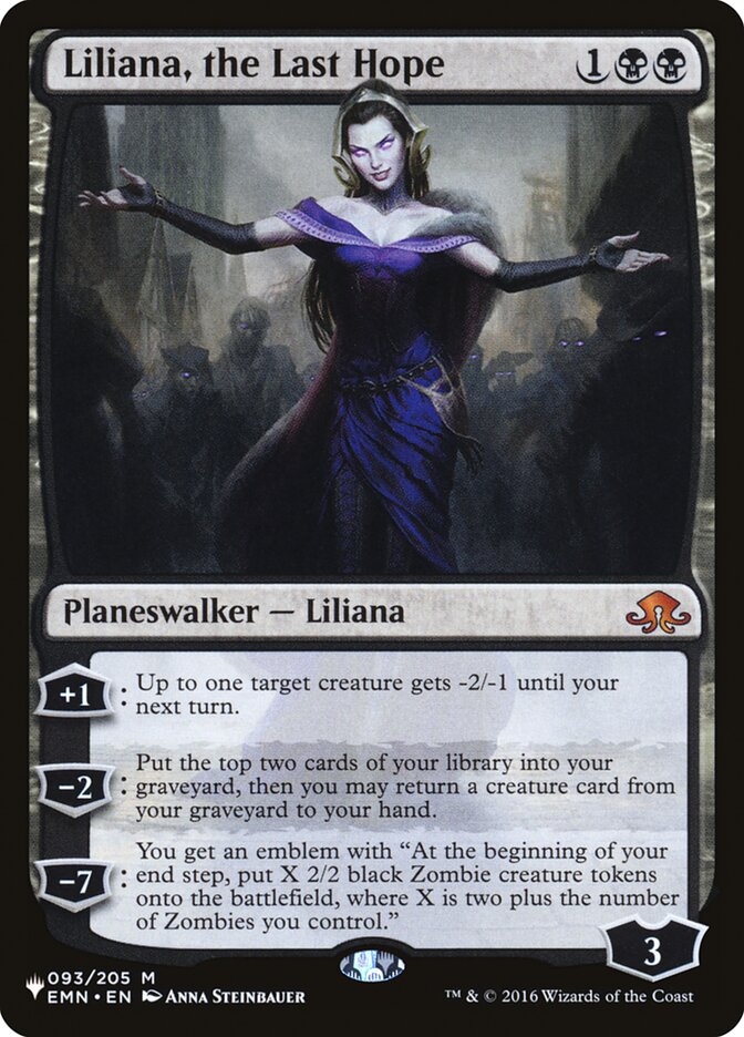 Liliana, the Last Hope [The List] | Game Grid - Logan