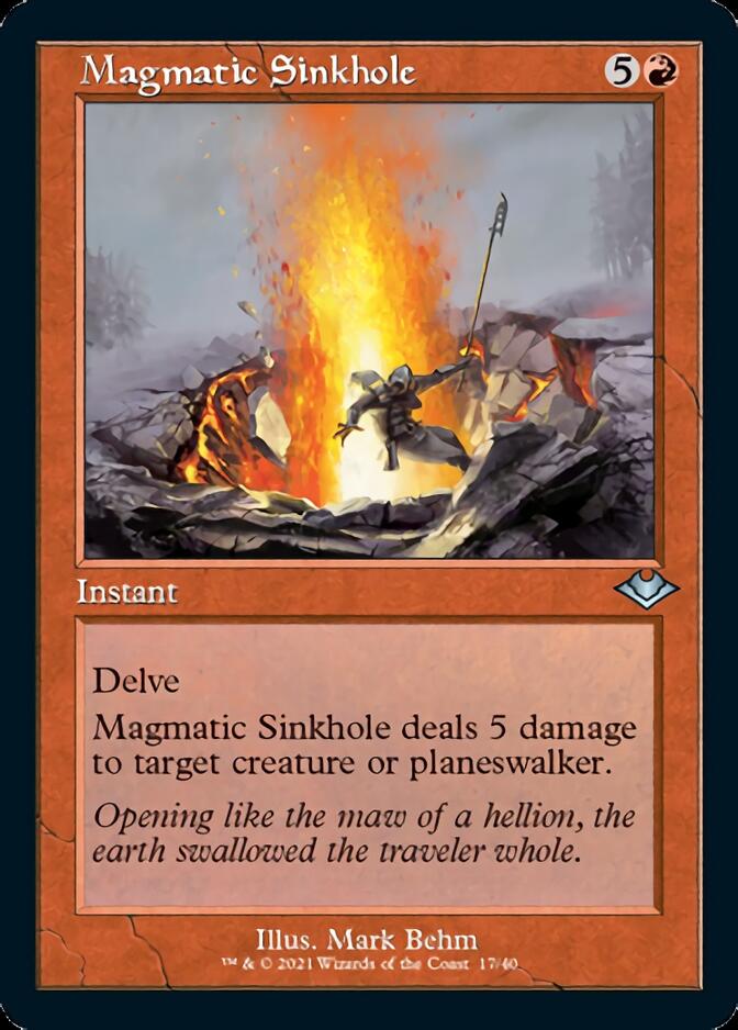 Magmatic Sinkhole (Retro) [Modern Horizons] | Game Grid - Logan