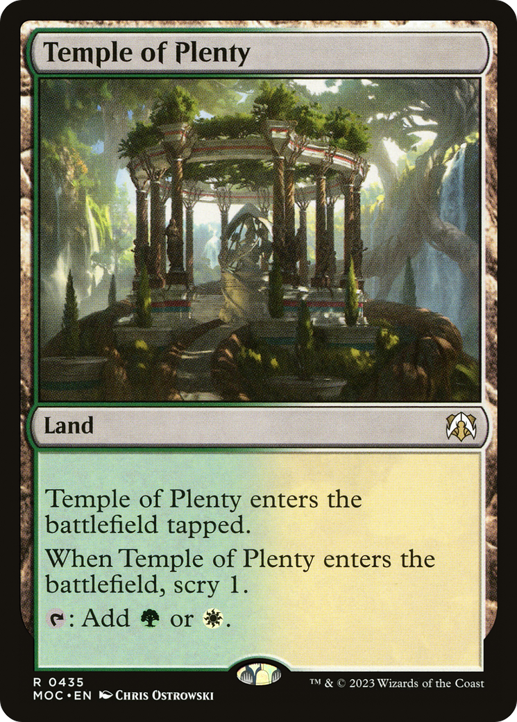 Temple of Plenty [March of the Machine Commander] | Game Grid - Logan