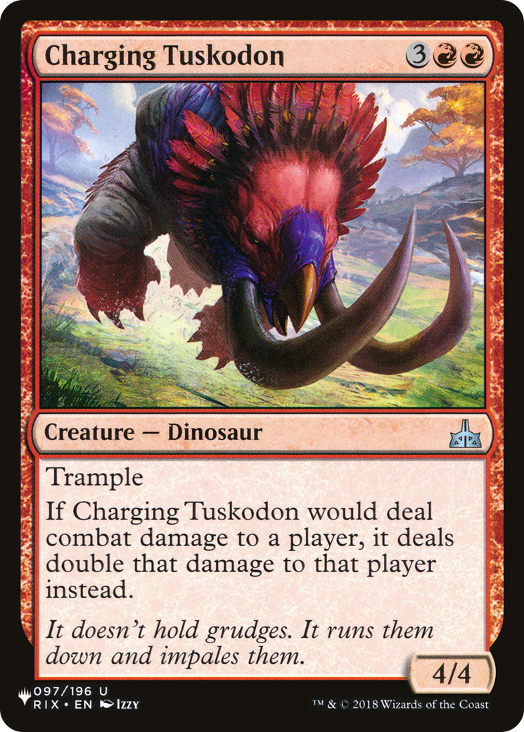 Charging Tuskodon [The List Reprints] | Game Grid - Logan