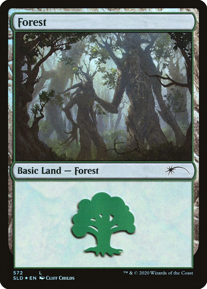 Forest (Tree Hugging) (572) [Secret Lair Drop Promos] | Game Grid - Logan