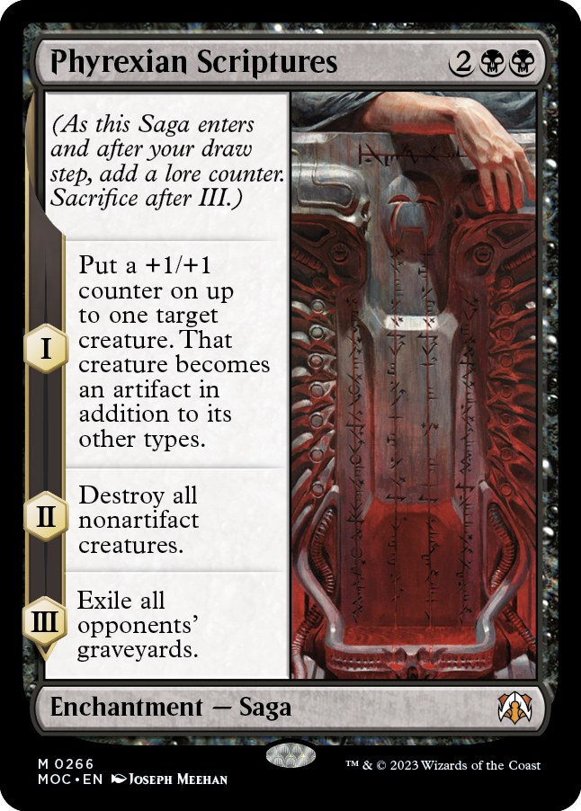 Phyrexian Scriptures [March of the Machine Commander] | Game Grid - Logan