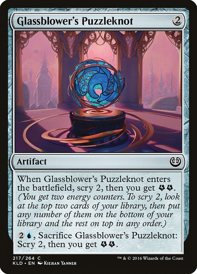 Glassblower's Puzzleknot [Kaladesh] | Game Grid - Logan
