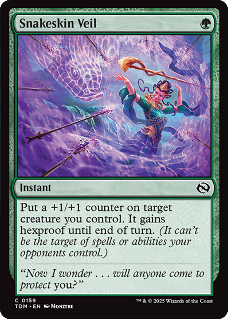 Snakeskin Veil [Tarkir: Dragonstorm] | Game Grid - Logan