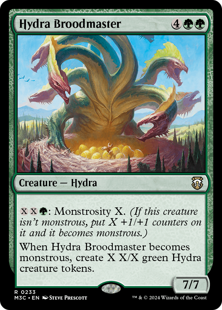 Hydra Broodmaster (Ripple Foil) [Modern Horizons 3 Commander] | Game Grid - Logan