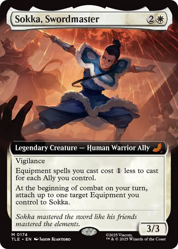 Sokka, Swordmaster (Extended Art) [Avatar: The Last Airbender: Eternal-Legal] | Game Grid - Logan