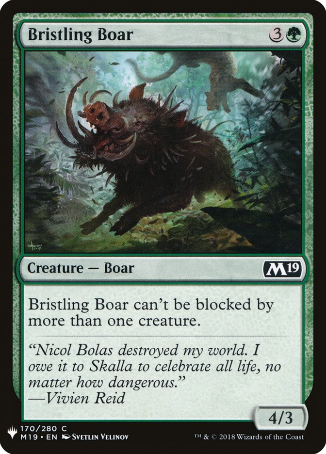 Bristling Boar [Mystery Booster] | Game Grid - Logan