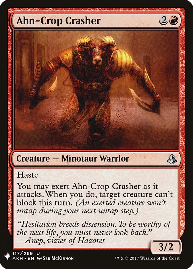 Ahn-Crop Crasher [Mystery Booster] | Game Grid - Logan