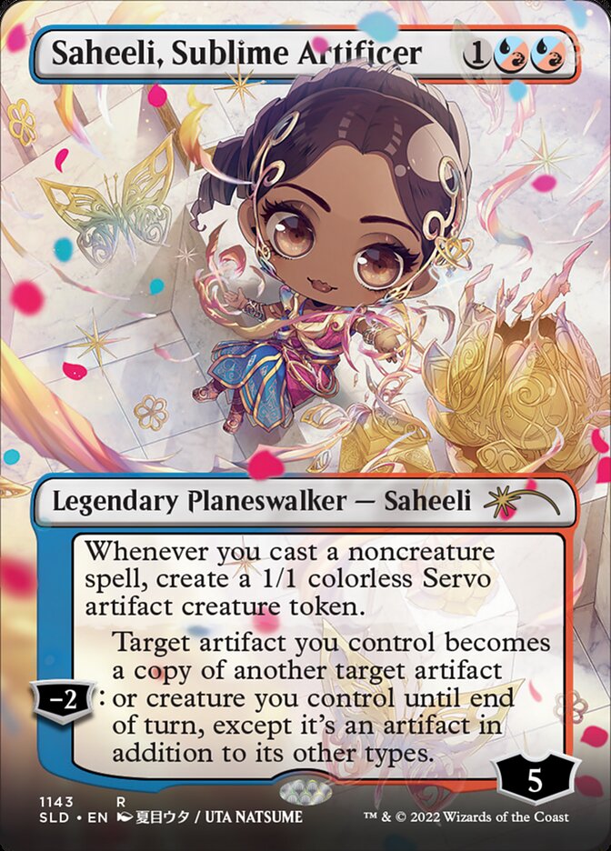 Saheeli, Sublime Artificer (Borderless) [Secret Lair Drop Series] | Game Grid - Logan