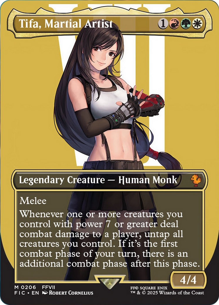 Tifa, Martial Artist (Borderless) [FINAL FANTASY Commander] | Game Grid - Logan